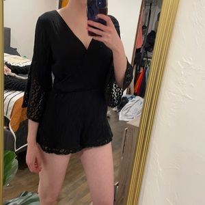 Lacey black romper